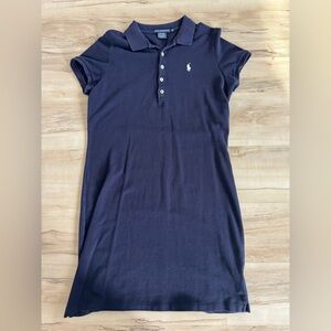 Ralph Lauren Women’s Dark Blue Polo Dress Size L